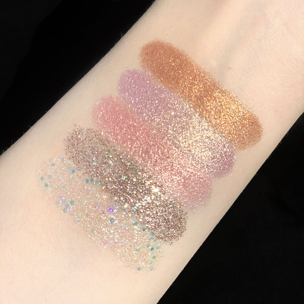Dikalu Mười Color Eyeshadow Palette Siêu Không Cất Cánh Trang Điểm Lâu Chống Thấm Nước Chống Thấm Mồ Hôi Ngọc Trai Mờ bảng Phấn Mắt Uni