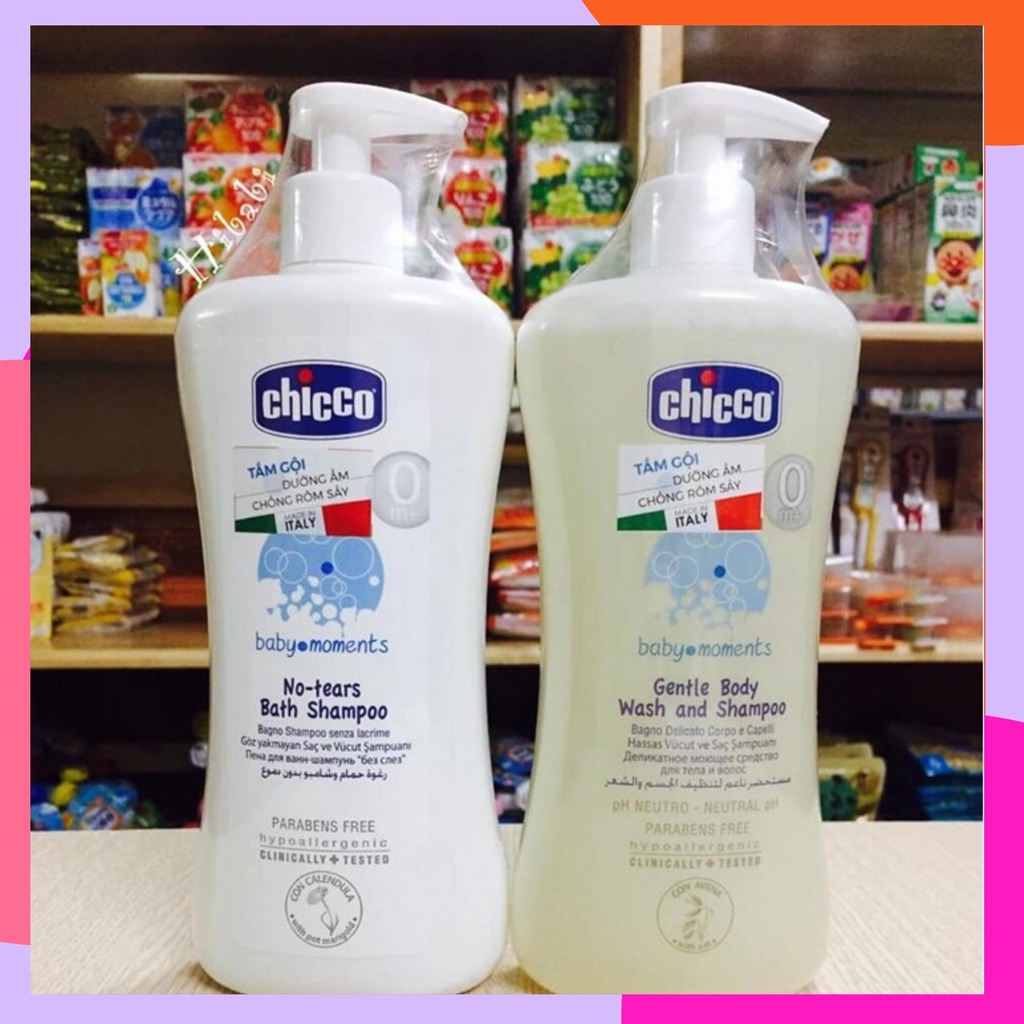 Sữa Tắm Gội Chicco Dành Cho Trẻ Từ Sơ Sinh