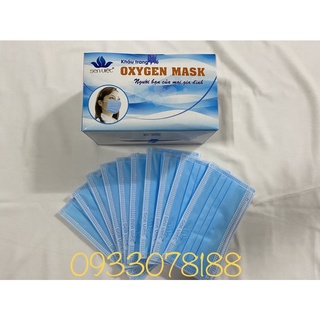 Khẩu trang y tế Sen Việt 4 lớp kháng khuẩn Oxygen Mask, 50 cái/ 1 hộp