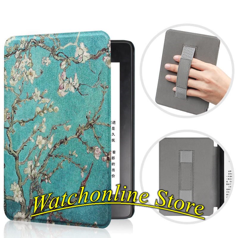 Bao da All-New Kindle Paperwhite 5 2021 6.8&quot; họa tiết đẹp mắt (có đai xỏ ngón)