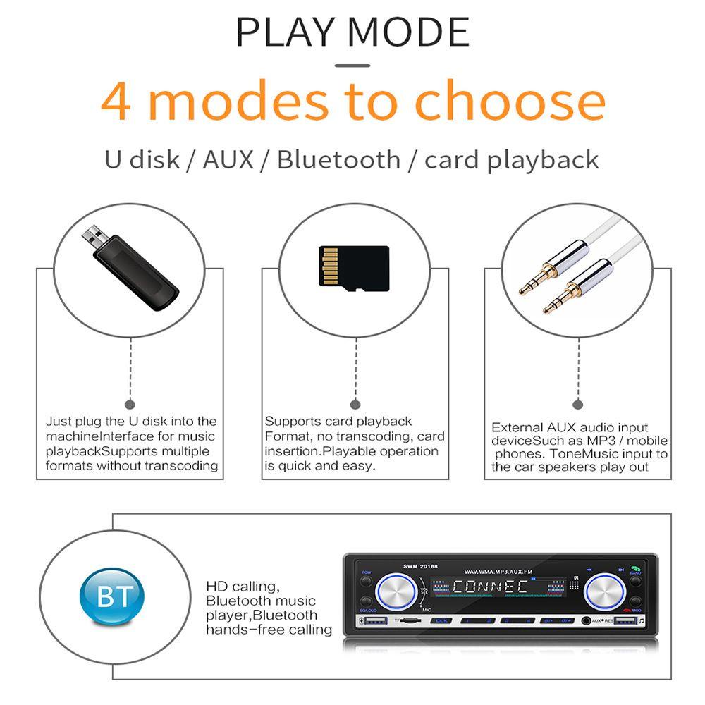 Máy Nghe Nhạc MP3 12V Rảnh Tay Dành Cho Xe Hơi