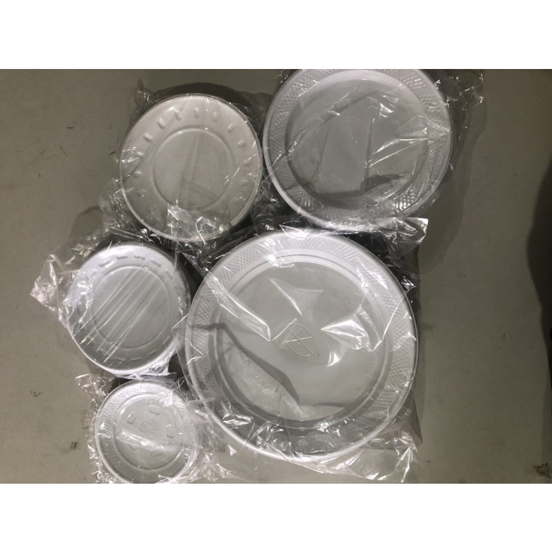 Set 50 đĩa nhựa dùng một lần đầy đủ kích cỡ