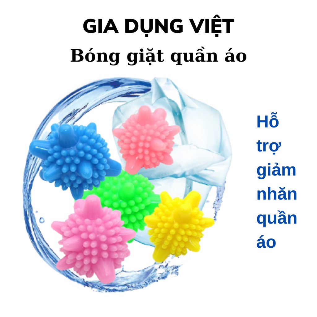 Bóng giặt quần áo - cầu gai sinh học giặt đồ thông minh chống nhăn