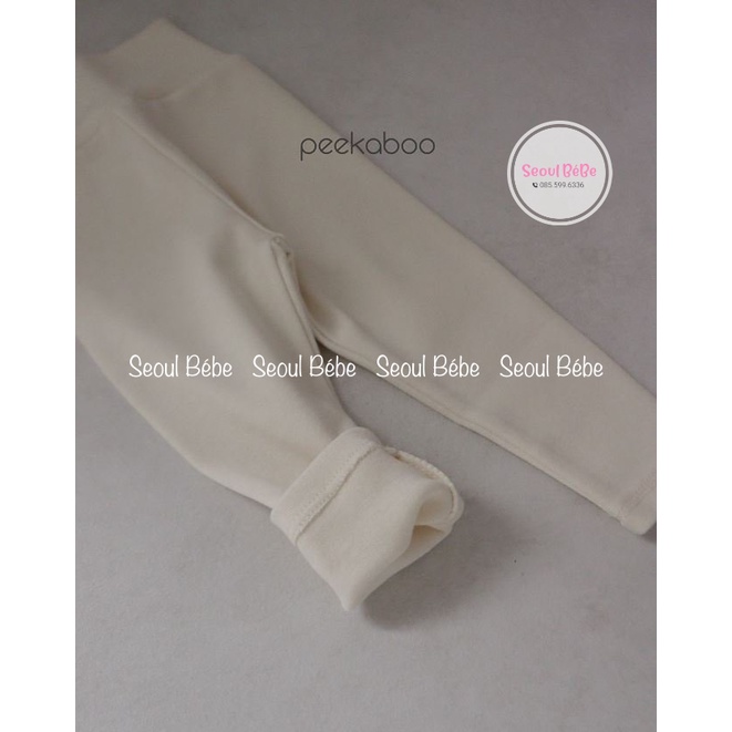 Bộ bodysuit dài tay TOTORI cho bé 5-12kg hãng Peekaboo thu đông 2022