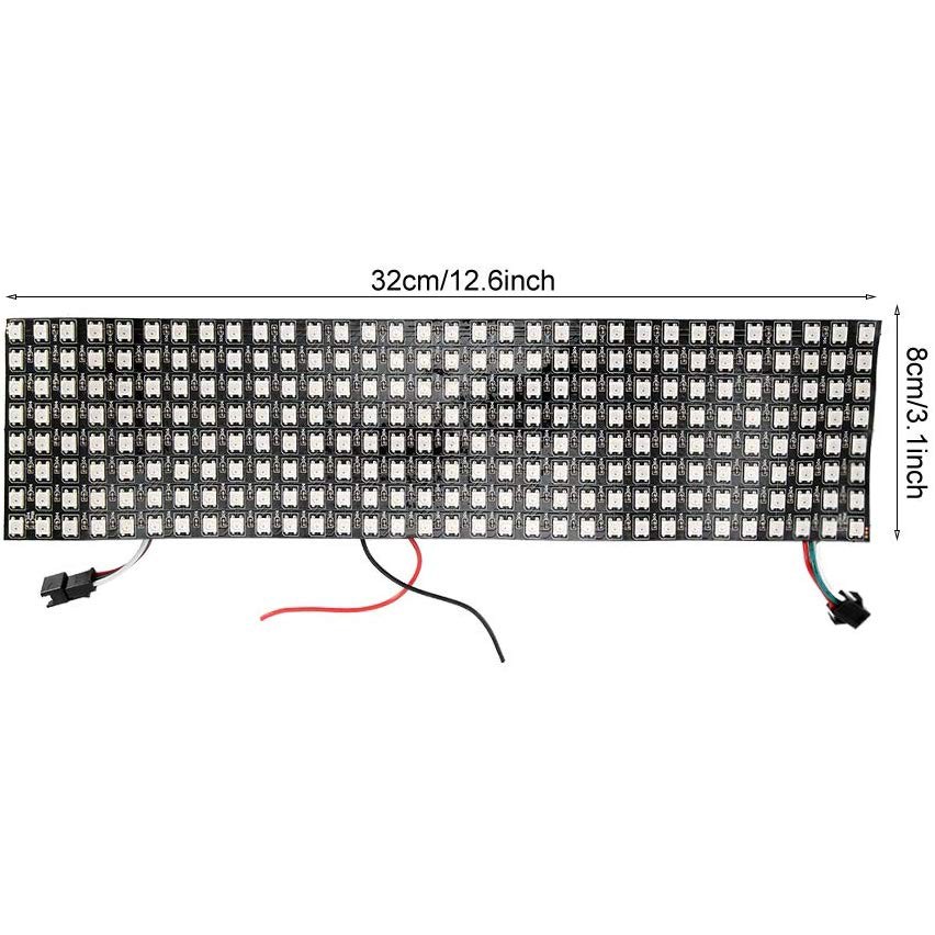 MATRIX FLEXIBLE Bảng Đèn Led Ws2812B Rgb 832 Pixels