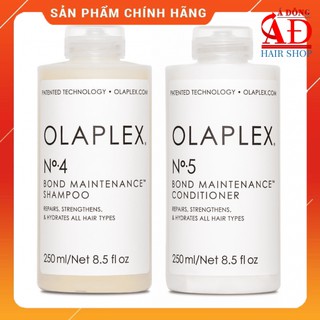 [Chính hãng] [Siêu rẻ] Cặp dầu gội xả Olaplex số 4 & 5 phục hồi tóc 250ml