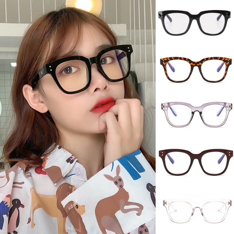 Kính Mát Gọng Vuông Chống Bức Xạ Thời Trang Cho Nữ