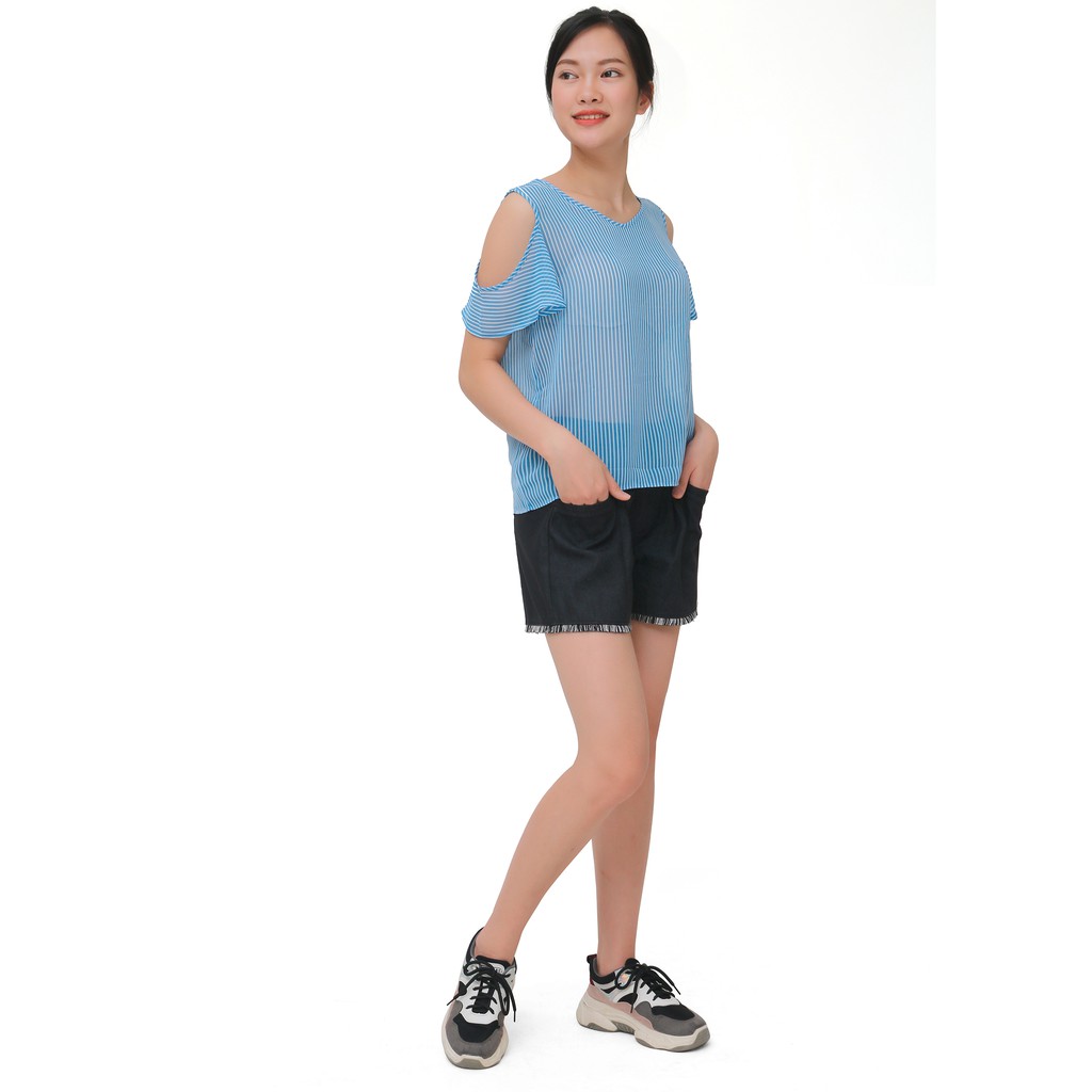 Áo nữ kiểu Narsis L9016 hở vai