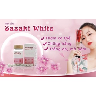 Viên uống trắng da sasaki white