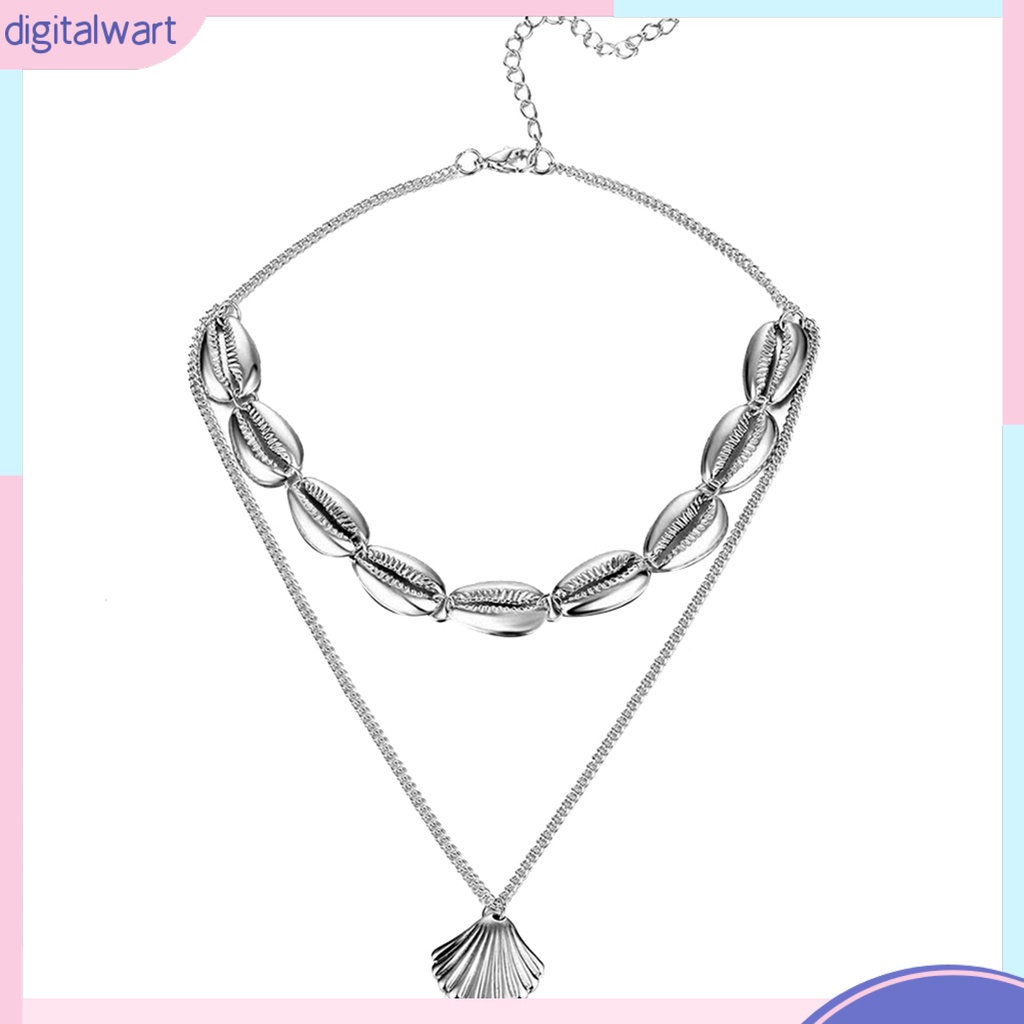 Vòng Cổ Choker Mặt Hình Vỏ Sò Thời Trang Đi Biển Cho Nữ