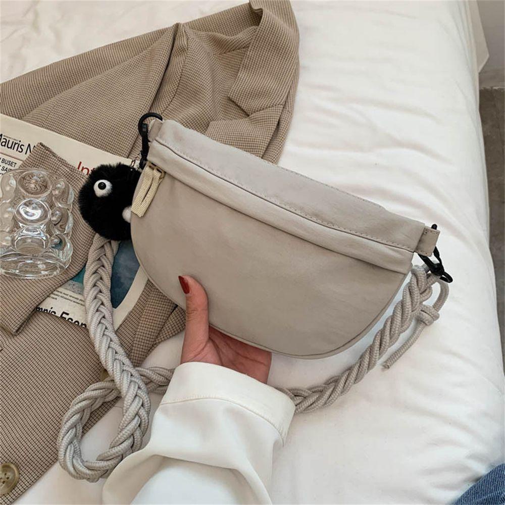 Túi Đeo Chéo Vai Bằng Vải Canvas Thời Trang Dễ Thương MIHAN1