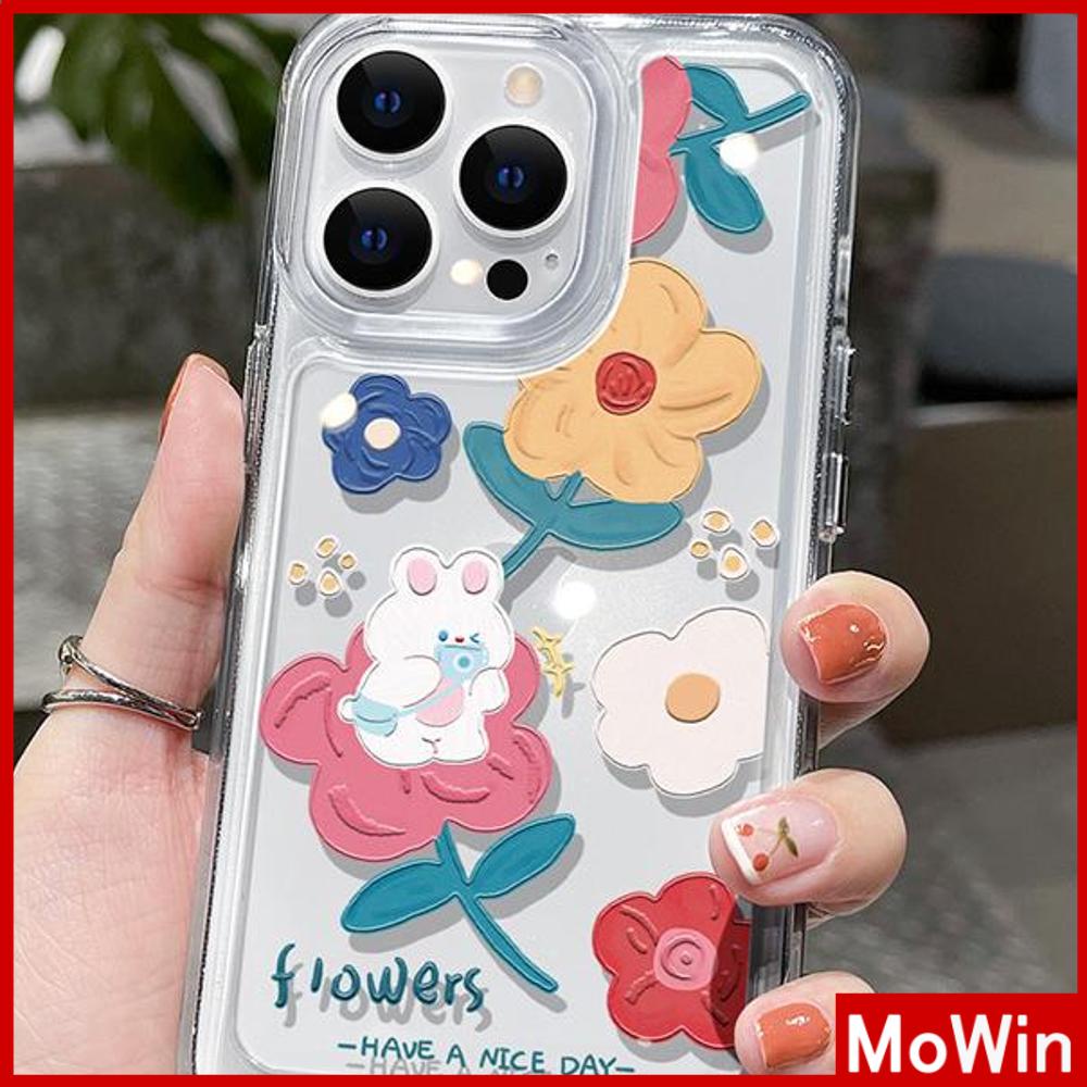 Ốp điện thoại acrylic HD họa tiết hoa chống sốc thích hợp cho iPhone 14 ProMax 14Plus 13 Pro Max 12 Pro Max 11 XR 7Plus