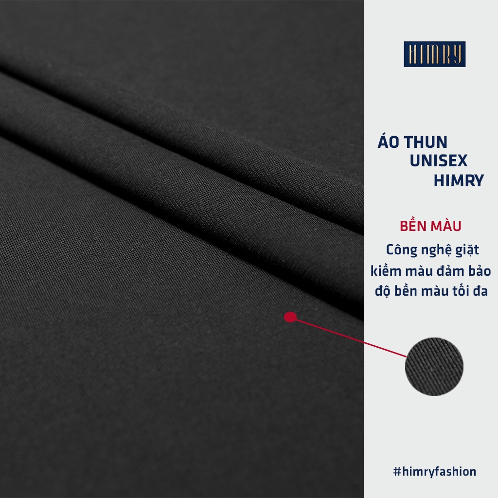 Áo thun nam cổ tròn HIMRY chất cotton cao cấp,màu đen,trắng trẻ trung,lịch lãm | BigBuy360 - bigbuy360.vn