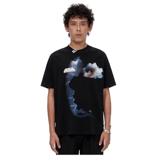 Áo thun raglan nam ngắn tay Beuter Label Black Raglan T-Shirt