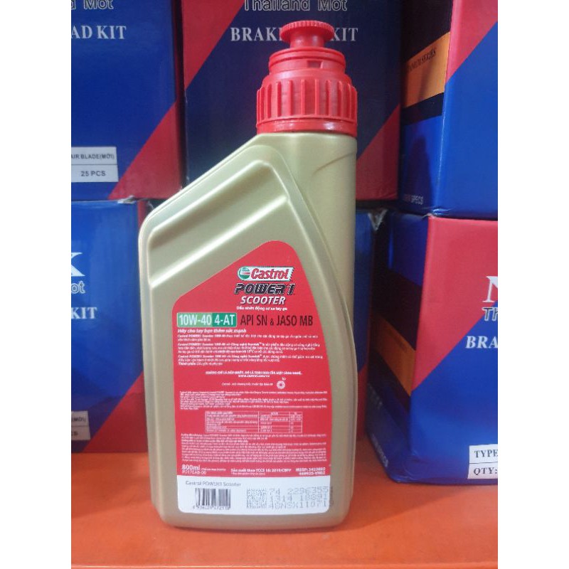 Dầu nhớt xe tay ga castrol Power Scooter 10w40