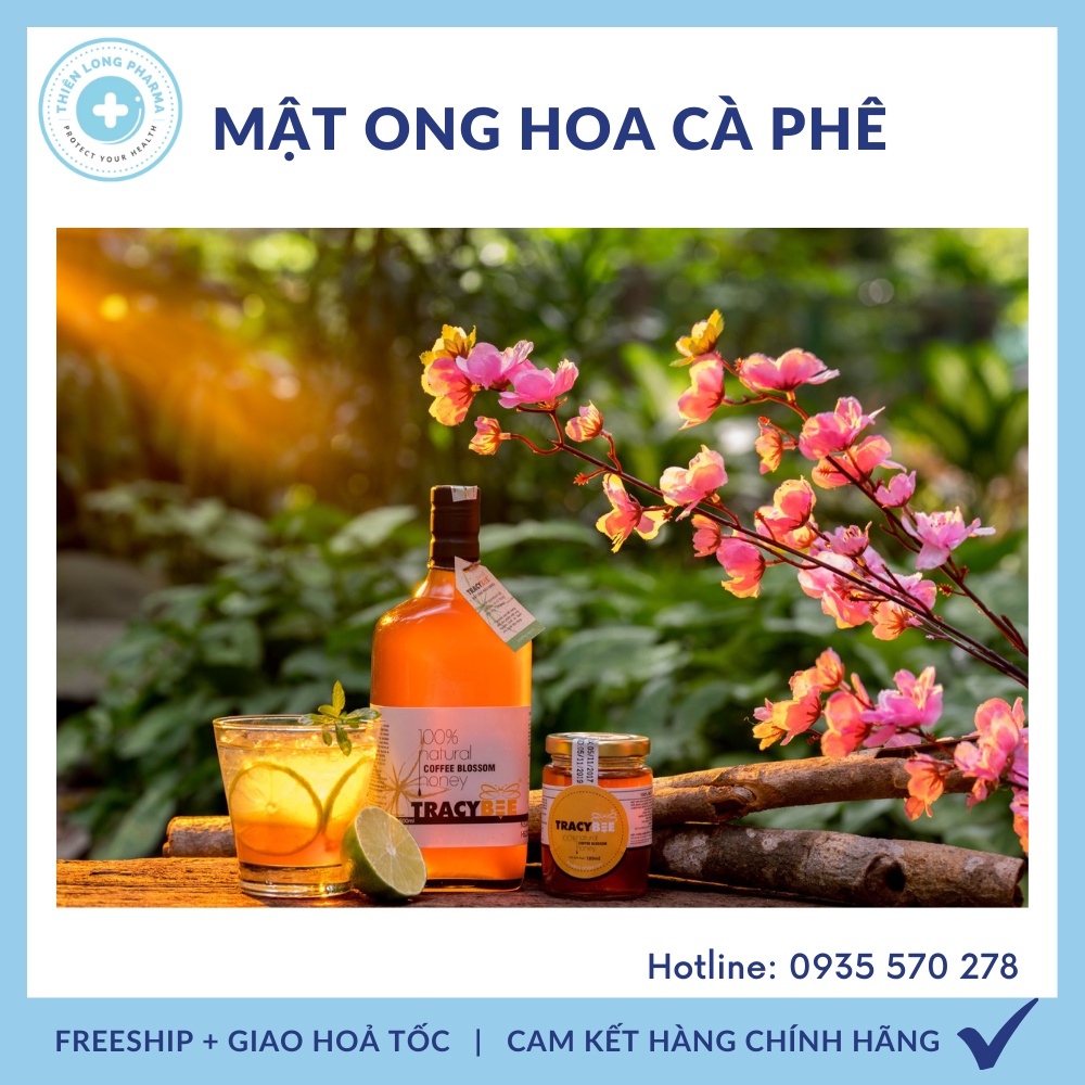Mật ong nguyên chất hoa cà phê 350ml, mật ong tracybee chính hãng xuất khẩu tiêu chuẩn Châu Âu
