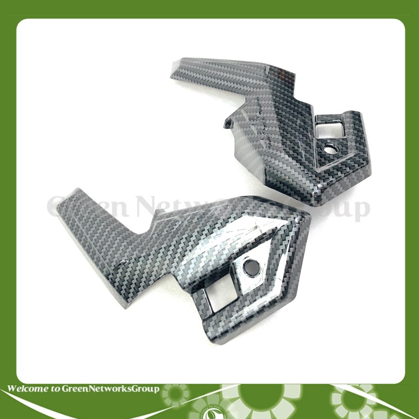 Ốp gác chân sau Carbon xe Air blade 2020 Greennetworks