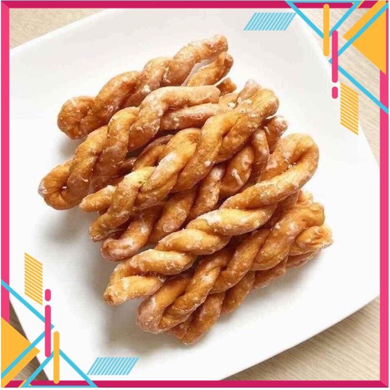 800Gr Quẩy Xoắn Dây Thừng Hàng Y Hình Ngon Đặc Biệt