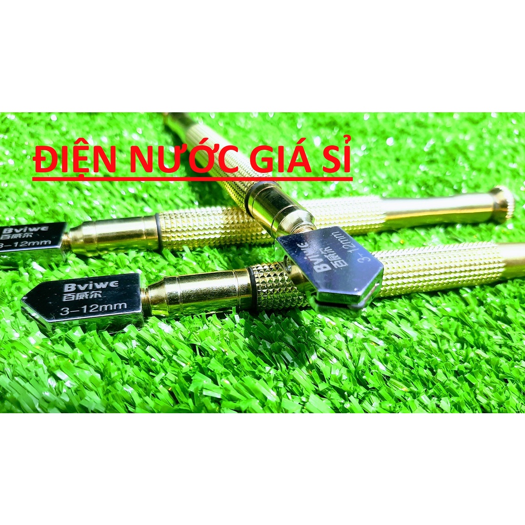 Dao Cắt Kính Cắt Kiếng Thân Đồng Dài 180mm Cắt Kính Dày 3mm - 13mm BAIWER