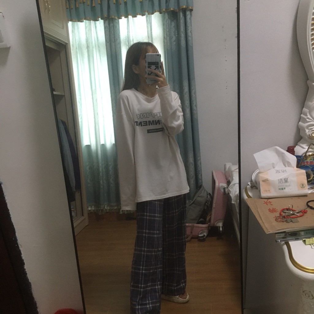 (s20) set ulzzang thể thao áo+quần sọc xuông(kèm ảnh khách mặc) | BigBuy360 - bigbuy360.vn