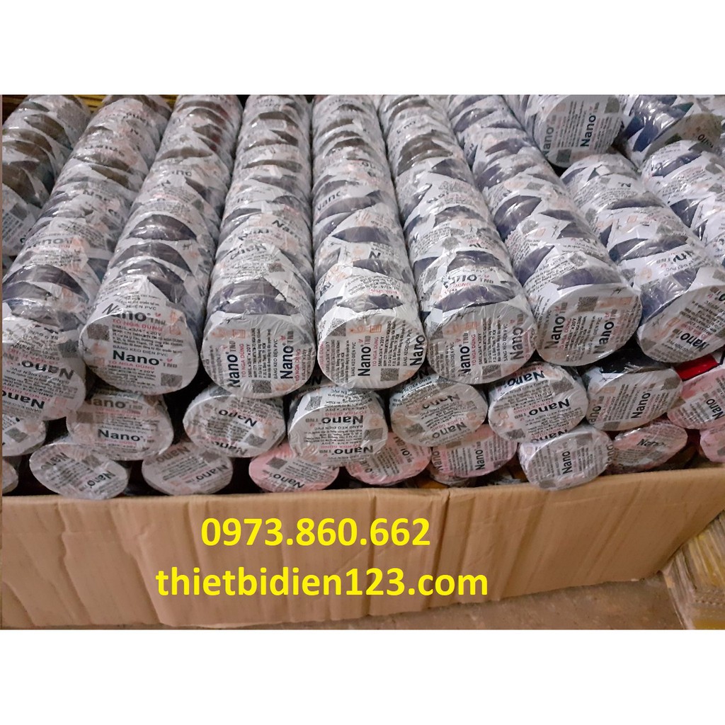 Combo 10 cuộn Băng dính điện nano 20Y -TBĐ