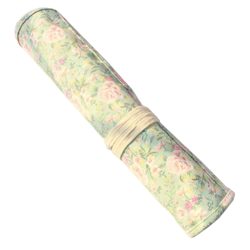 Túi Đựng Bút Dạng Cuộn Bằng Vải Bạt Dày 20 Lỗ Giá Đỡ Cho Họa Sĩ / Họa Sĩ