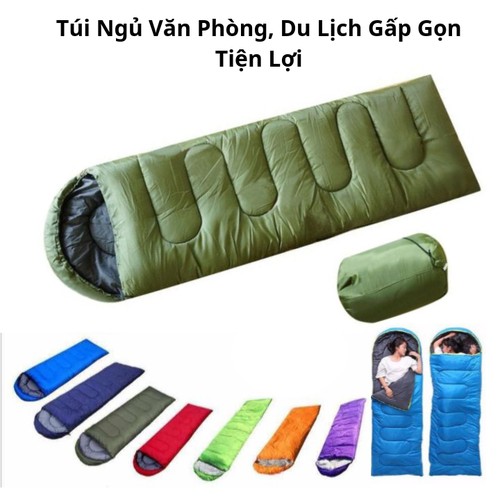 Túi Ngủ  FREE SHIP Túi Sưởi Văn Phòng,Dã Ngoại Du Lịch Gấp Gọn Cực Tiện Lợi Chất Liệu Cotton Mềm Mịn.