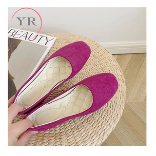 Giày Lười Da Lộn Plus Size 35-43
