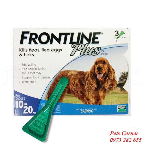 Thuốc trị ve rận dạng nhỏ gáy cho chó Frontline
