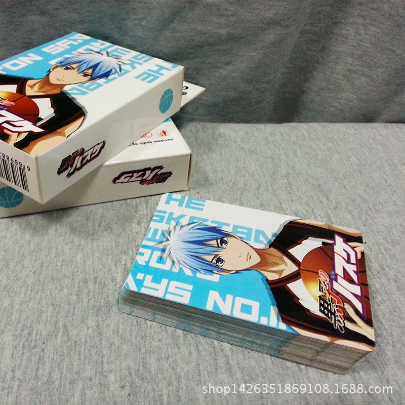 Bộ bài anime poker KUROKO TUYỂN THỦ VÔ HÌNH 52 lá hộp ảnh anime chibi