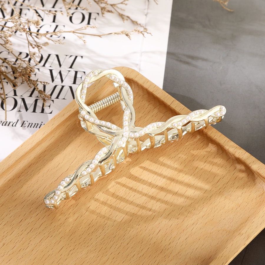 Kẹp Tóc Đính Đá Và Ngọc Trai Thời Trang Hàn Quốc Cho Nữ