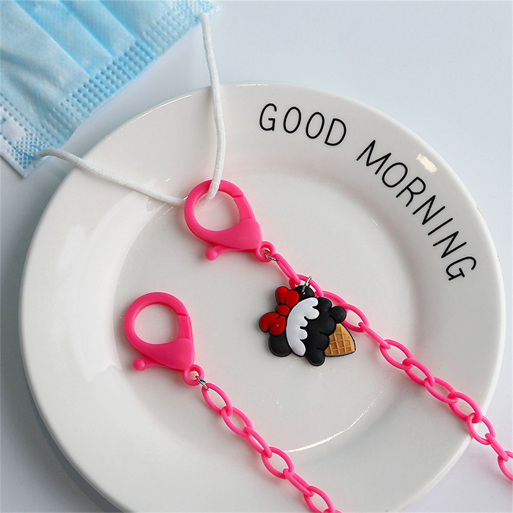 Dây đeo kính/ khẩu trang chống thất lạc bằng acrylic họa tiết hoạt hình dễ thương