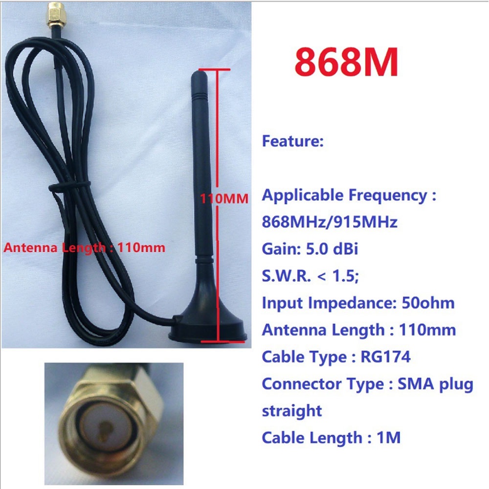 DIYMORE Mô đun thu phát mạng tần số 433Mhz 868MHz RS485 UHF FSK