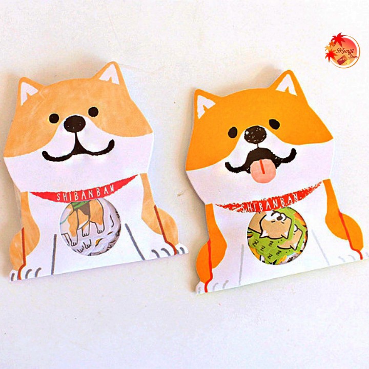 30 Miếng Sticker Chó Shiba Inu &amp; Husky Siêu Dễ Thương