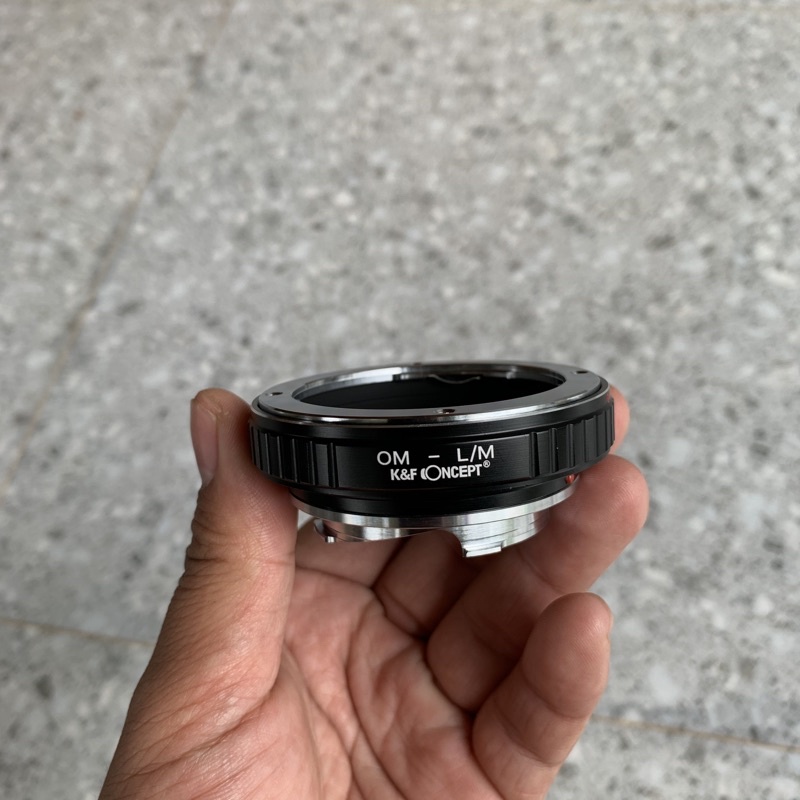 Ngàm chuyển OM-LM K&amp;F Concept - chuyển lens ngàm Olympus OM sang máy Leica LM