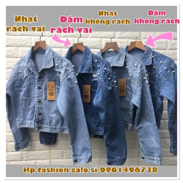 Áo Khoác Jean Lửng  Nữ Đẹp Hàng Cao Cấp Đính Hạt ngọc Siêu Đẹp Siêu Sang Chảnh (Hình Thật+Video Thật)- HÀNG CÓ SẴN | BigBuy360 - bigbuy360.vn