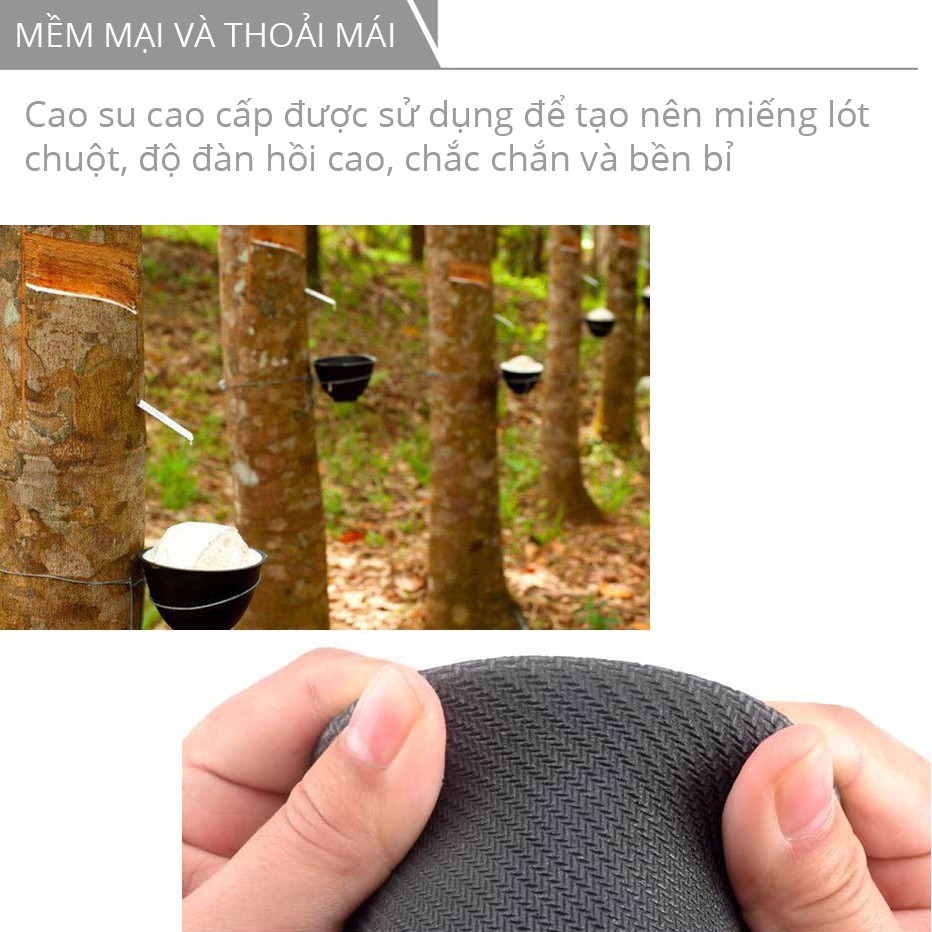 Miếng lót chuột, Bàn di chuột hình tròn 20 x 20cm giá siêu rẻ siêu cute