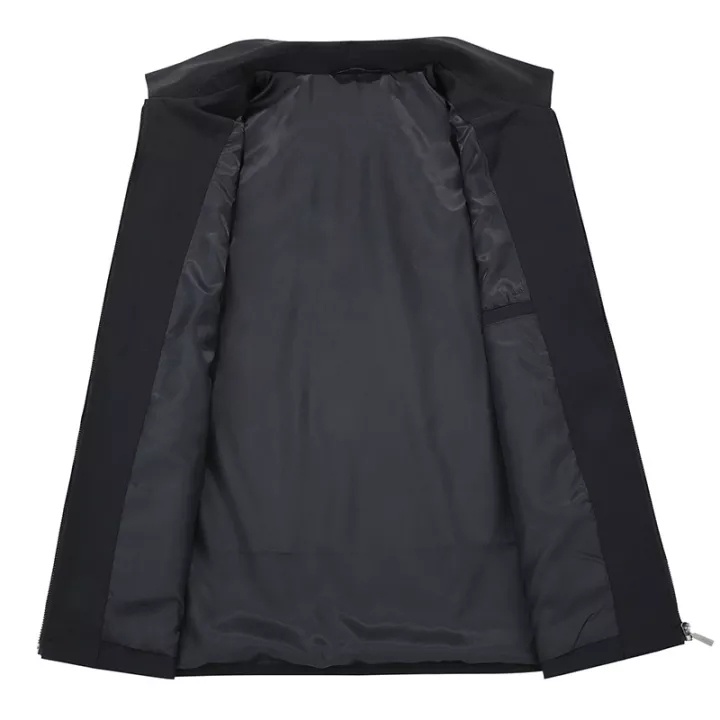 Áo Khoác Bomber Tay Dài Chống Thấm Nước Phong Cách Hàn Quốc Thời Trang Cho Nam