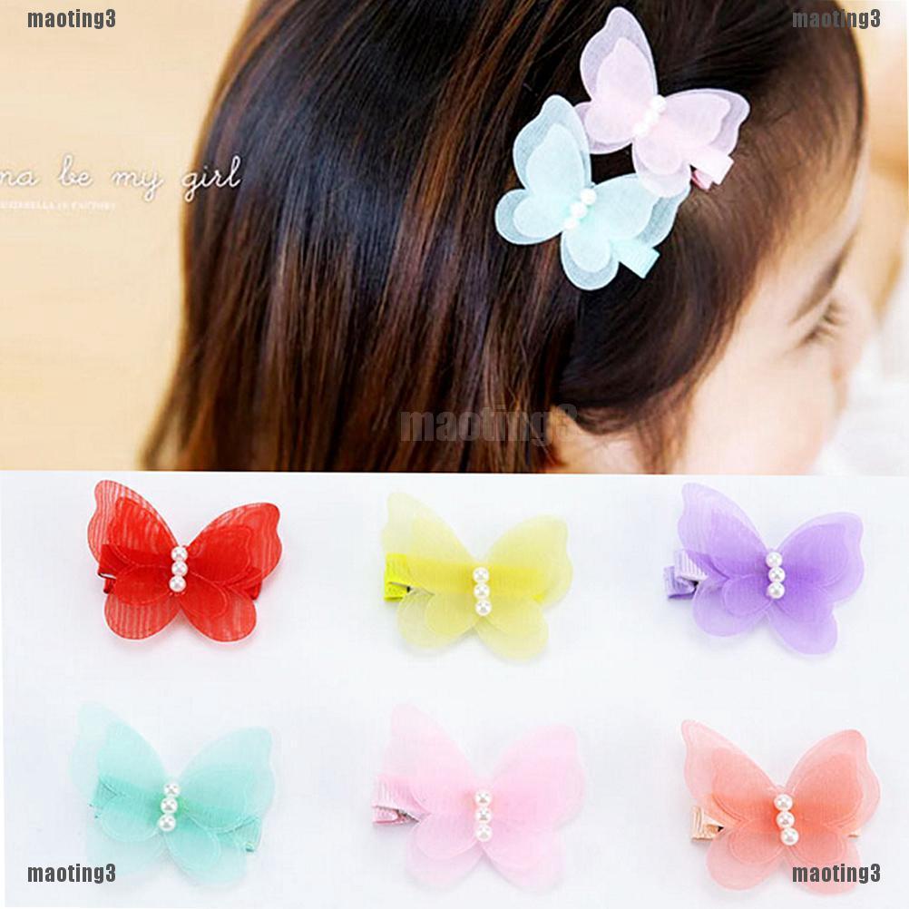 Bộ 2 Kẹp Tóc Hình Bướm Cho Nữ