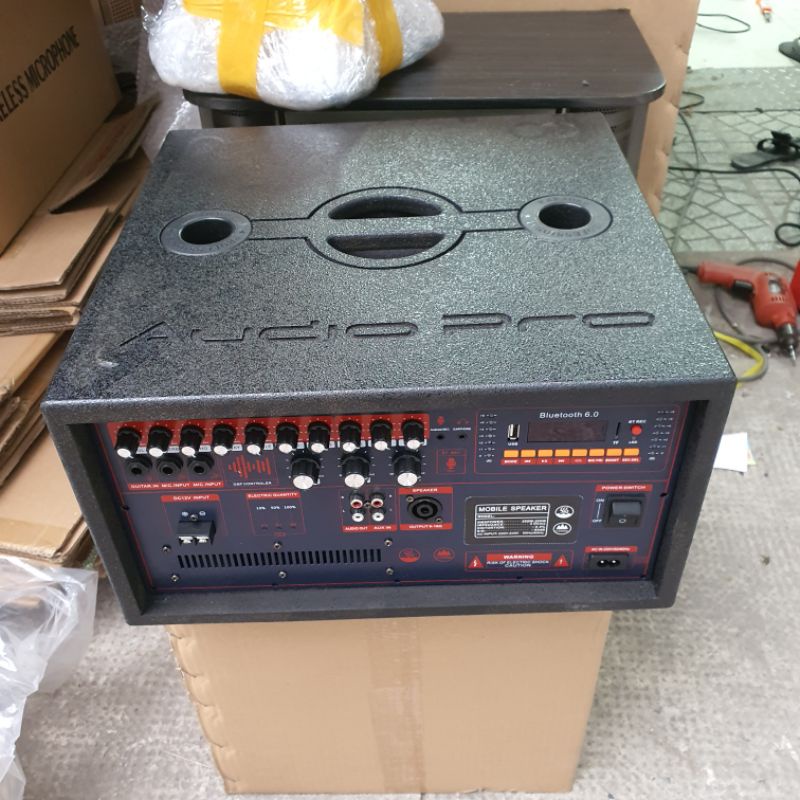 Mạch Loa Kéo 40 Đôi Kèm Hộp Gỗ Giảm Amply