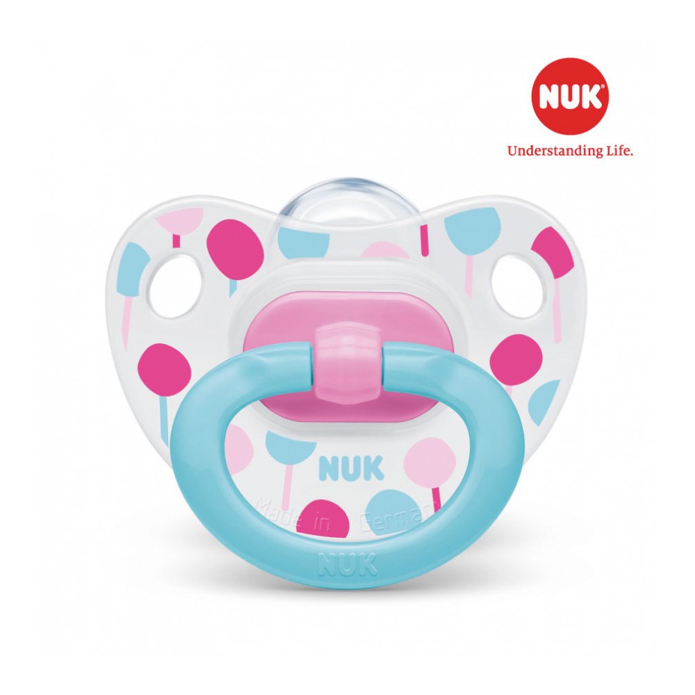 Bộ 2 ti giả NUK silicone Happydays