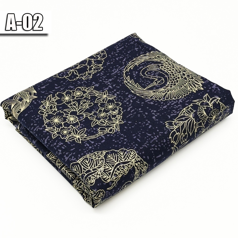Tấm vải 100% cotton phong cách vintage 35*50cm dành cho may vá DIY