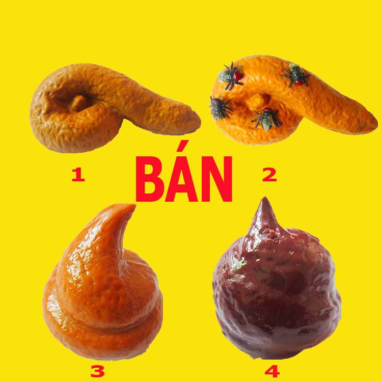 1 Cục shit nhựa dẻo phiên bản bầy nhầy  đồ chơi troll vui nhộn