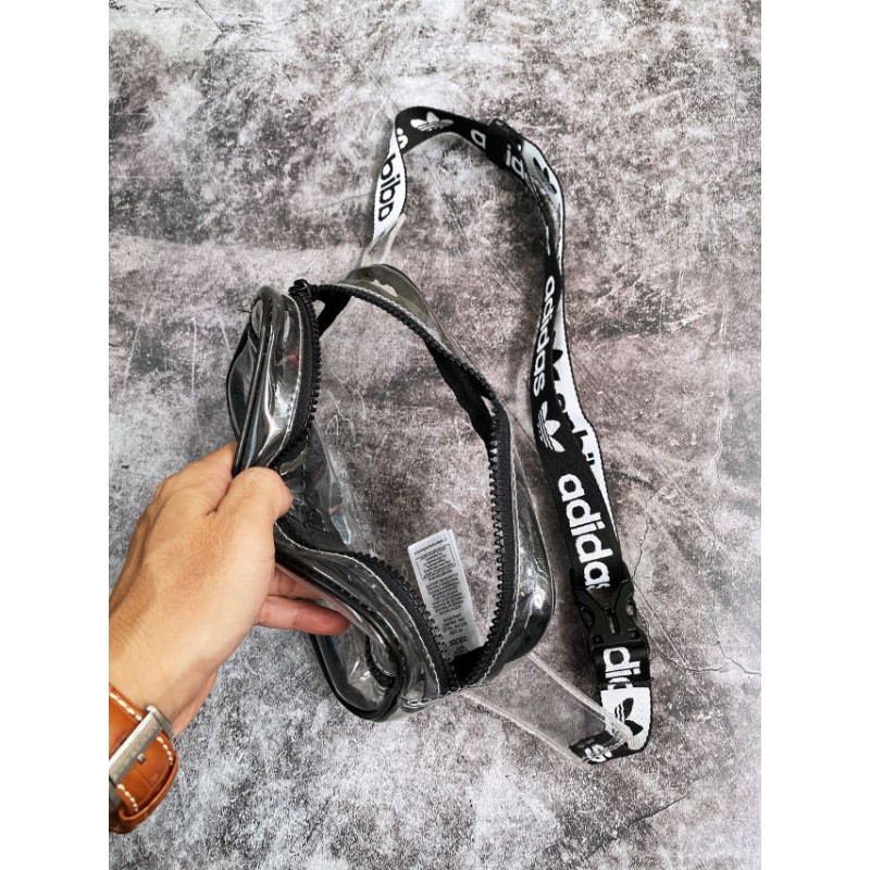 (Chuẩn hãng) Túi bao tử adidas trong suốt (CL5283) | BigBuy360 - bigbuy360.vn