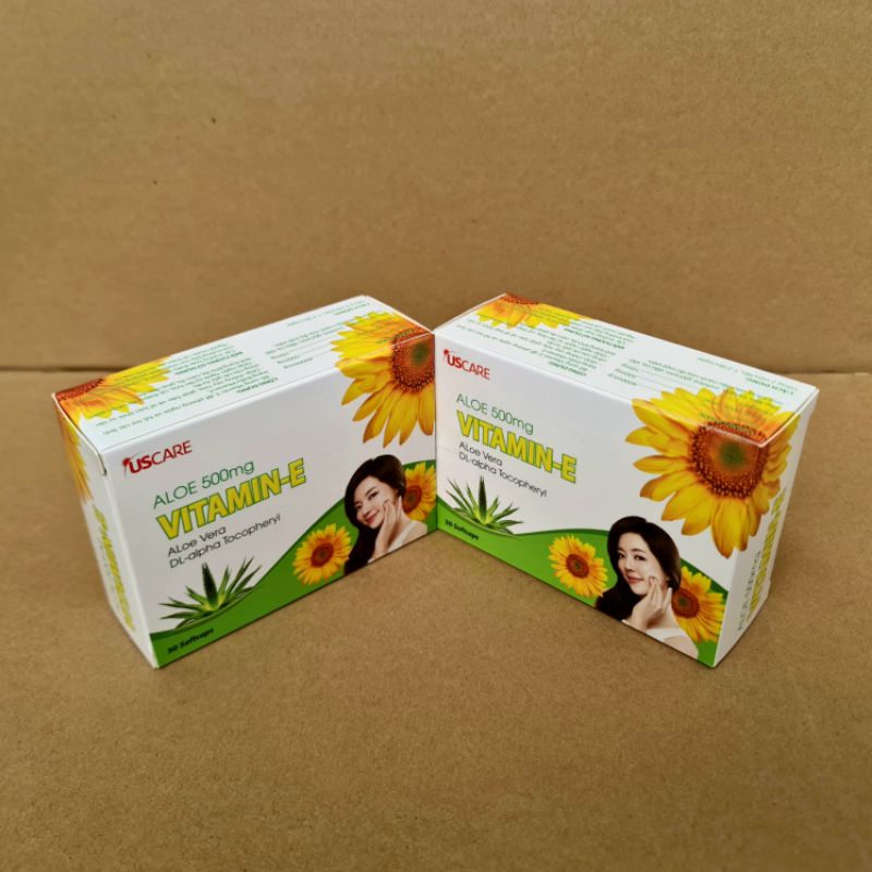 Bổ sung vitamin E giúp da căng mịn sáng đẹp hộp 30 viên chính hãng | Thế Giới Skin Care