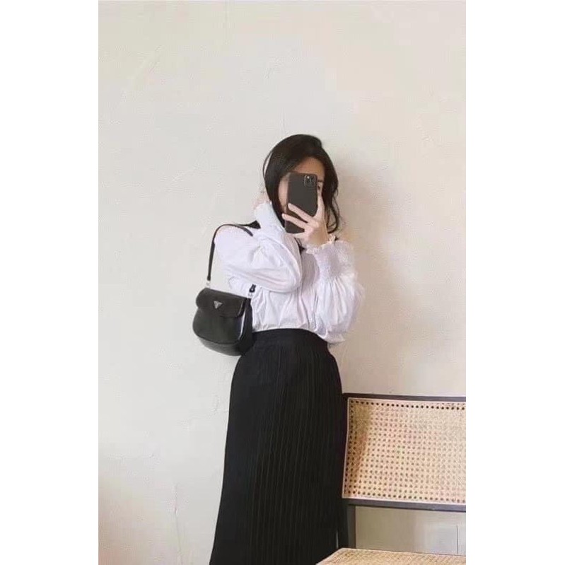 Túi xách Pra da size 22cm fullbox