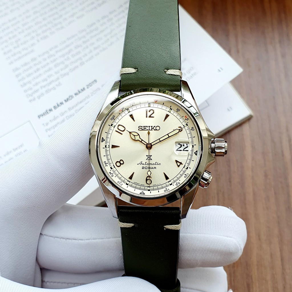 Đồng hồ nam chính hãng Seiko Prospex Alpinist SPB123J1 - Máy cơ tự động - Kính Sapphire