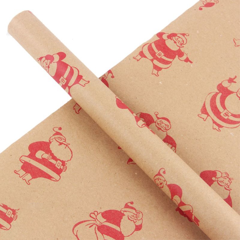 Set 5 Tờ Giấy Gói Quà Giáng Sinh