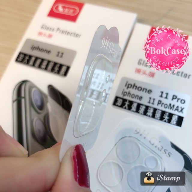 Kính bảo vệ Camera nguyên khối Iphone 11/ 11 Pro Max/12 Promax/12Pro (FULL HỘP)