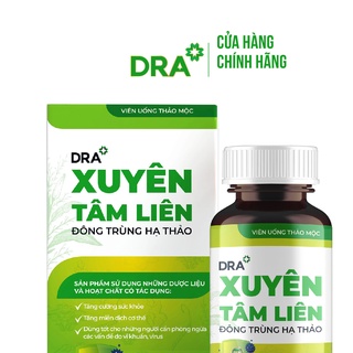 Viên uống thảo mộc Xuyên Tâm Liên - Đông Trùng Hạ Thảo tăng cường sức khỏe, tăng miễn dịch cơ thể